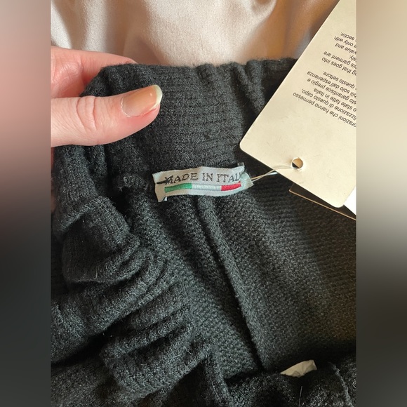 Gorgeous boho black Italian lounge pants size small - Picture 7 of 9